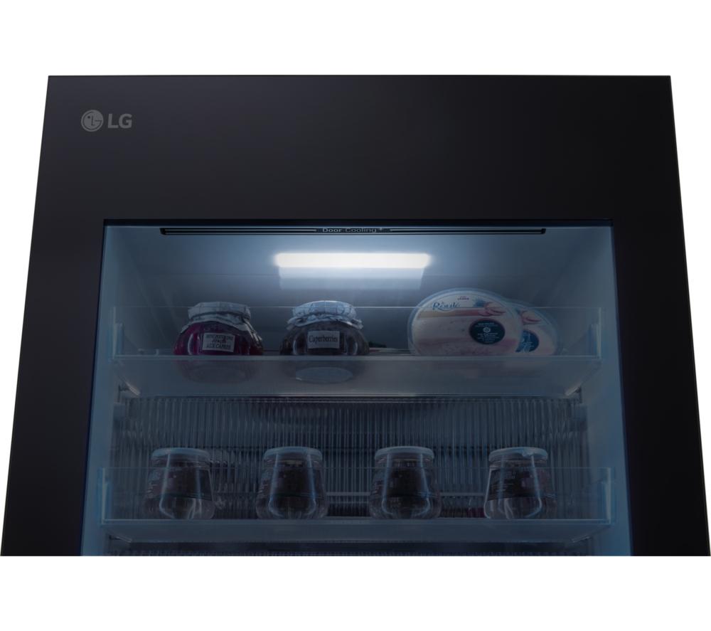 LG InstaView GBG5160CEV Smart 60/40 Fridge Freezer - Essence Black Steel
