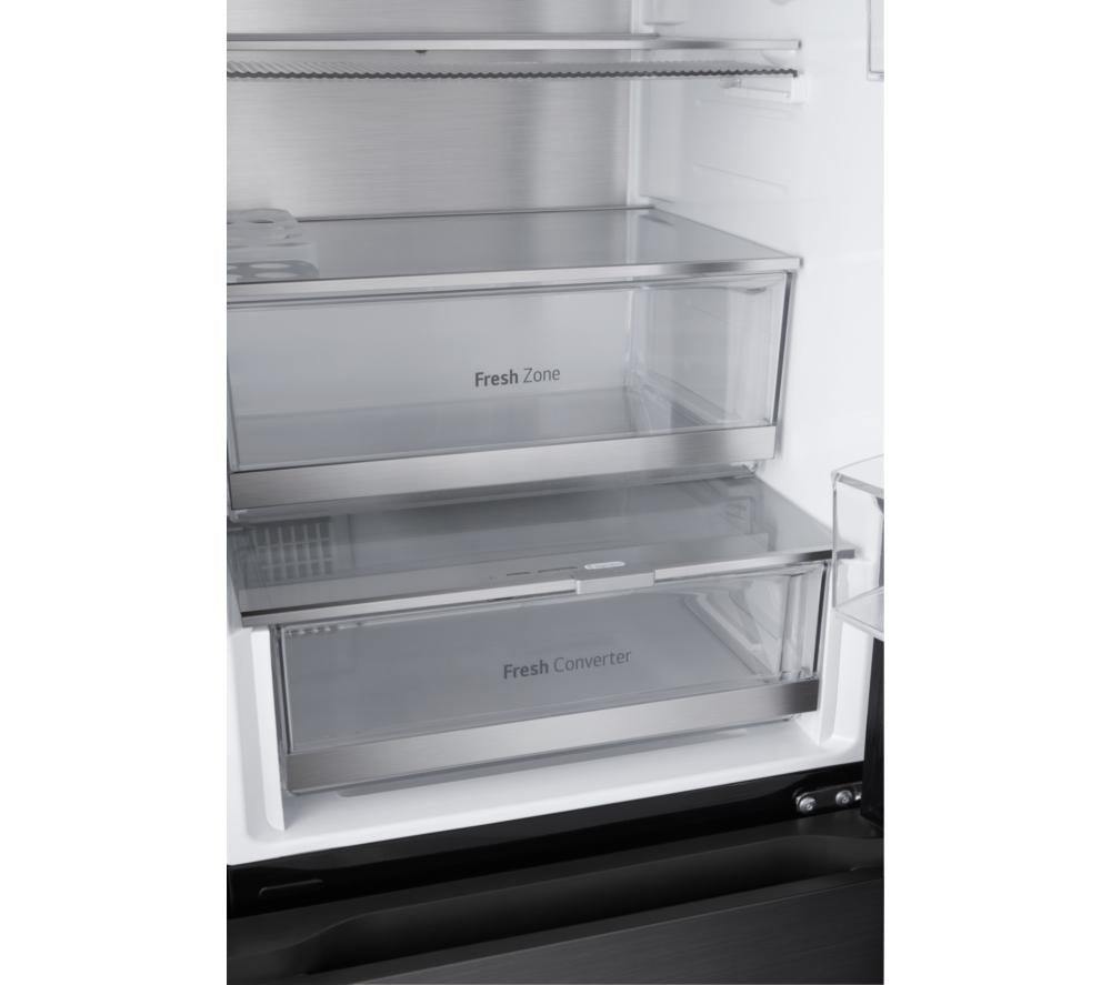 LG InstaView GBG5160CEV Smart 60/40 Fridge Freezer - Essence Black Steel