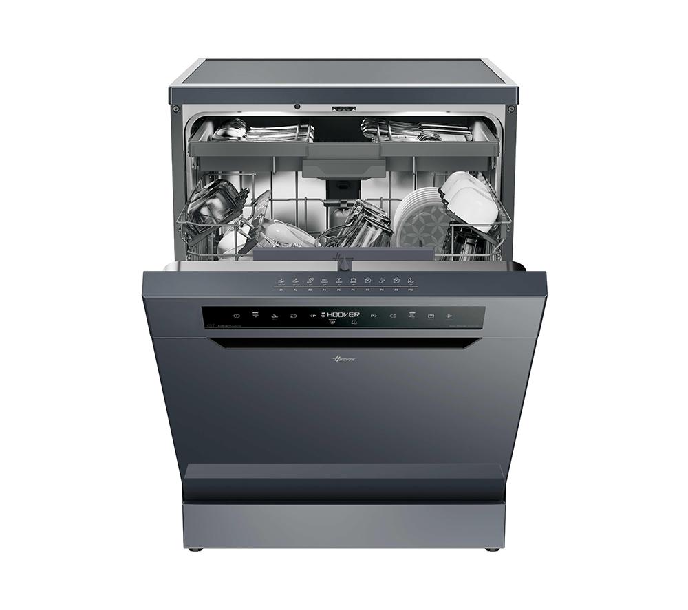 HOOVER H-Dish 700 HF 4A4S3PSA-80 Full-size WiFi-enabled Dishwasher - Anthracite