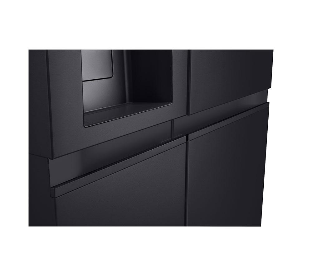 LG NatureFRESH GSLE91EVAB Smart Fridge Freezer - Essence Black Steel