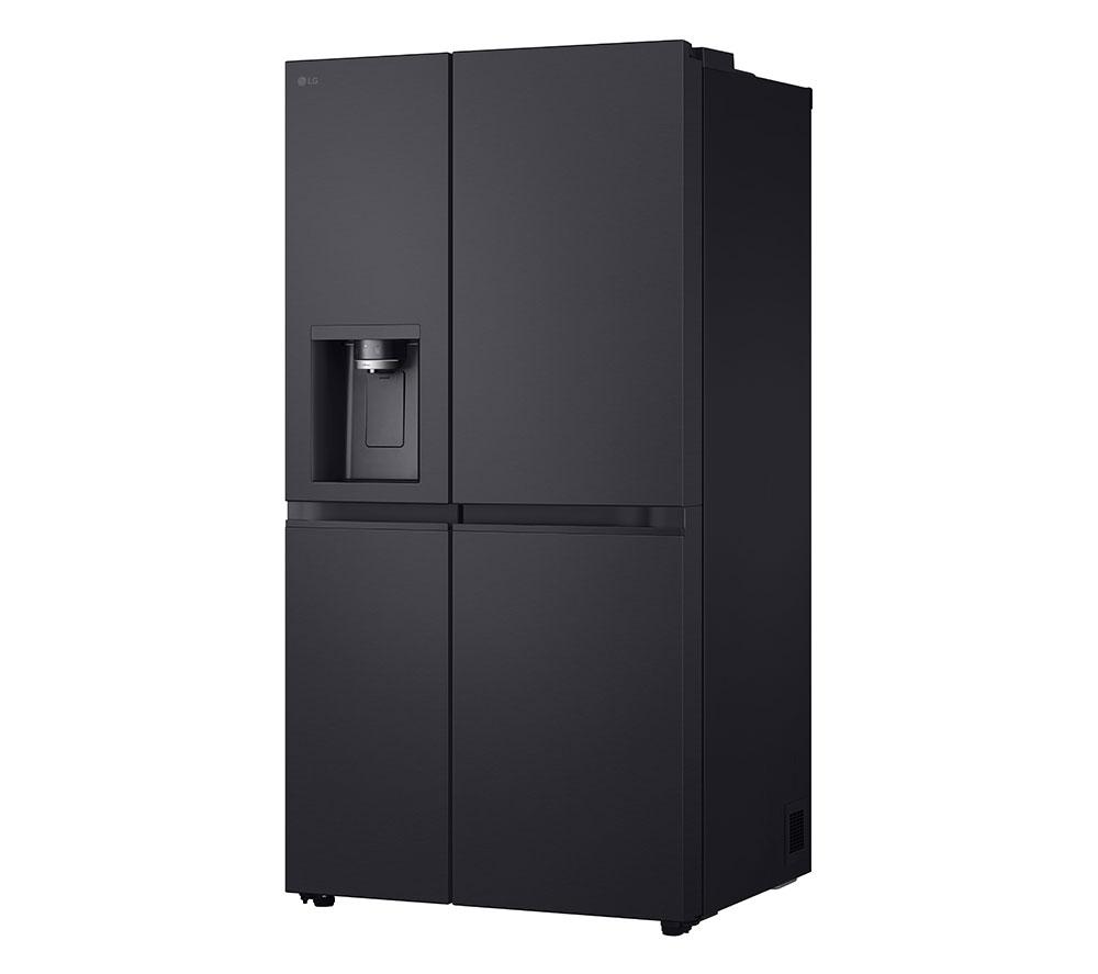 LG NatureFRESH GSLE91EVAB Smart Fridge Freezer - Essence Black Steel