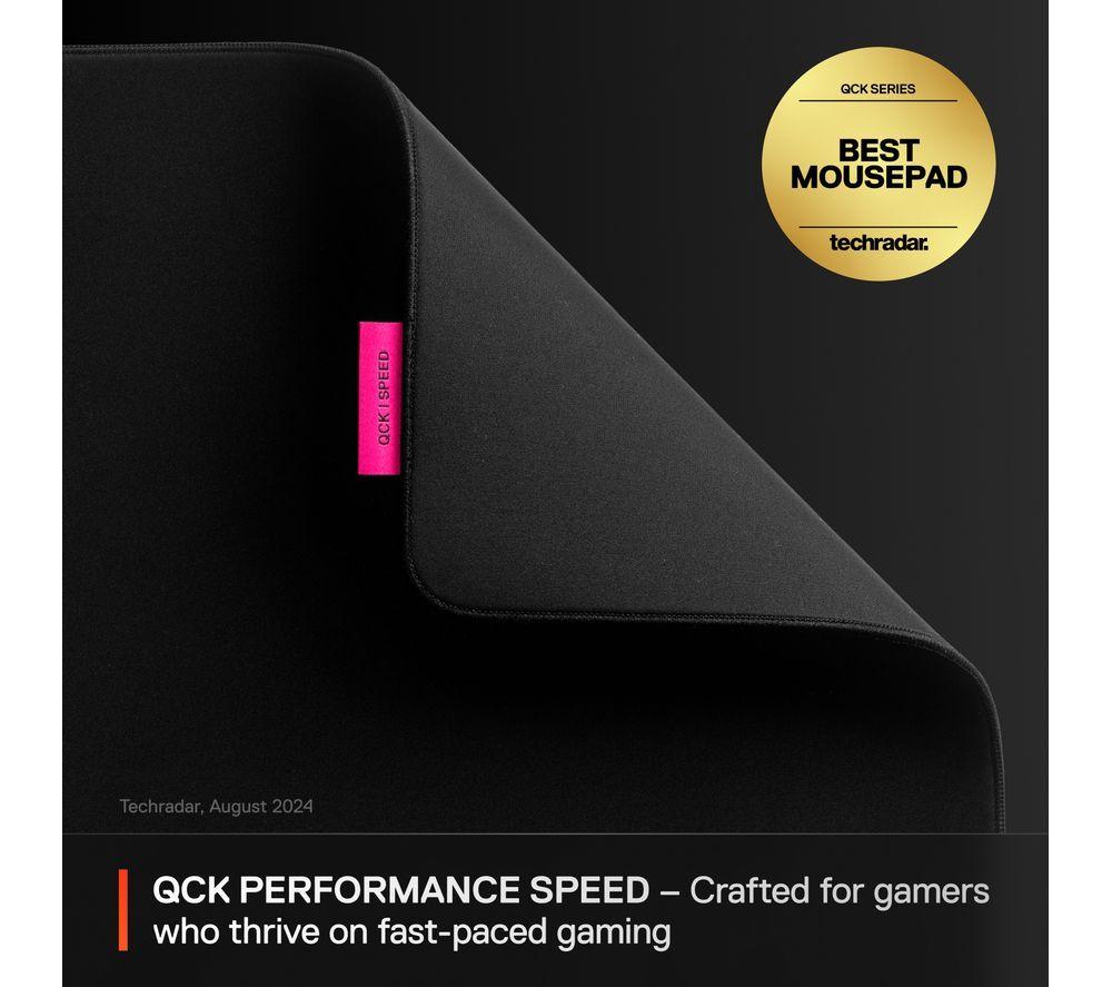 Alfombrilla de ratón gaming STEELSERIES QcK Performance Speed - Negro, XL