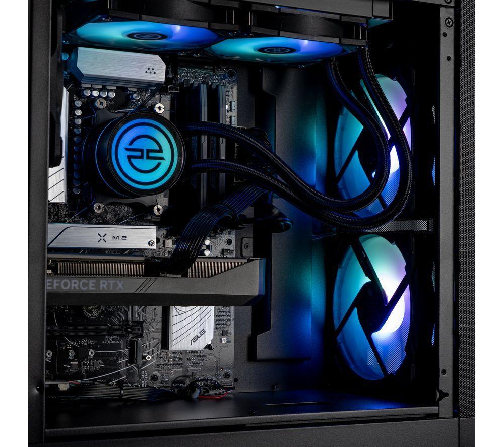 PCSPECIALIST Flux 350 Gaming PC - AMD Ryzen 7, RTX 5060 Ti, 1 TB SSD