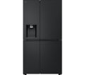 LG ELCTRNC NatureFRESH GSLE81EPBD Smart Fridge Freezer - Matte Black
