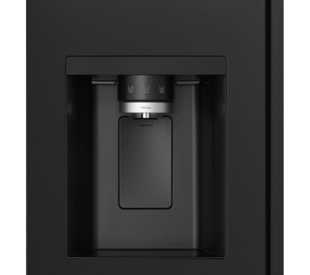 LG ELCTRNC NatureFRESH GSLE81EPBD Frigorífico Combi Inteligente - Negro Mate