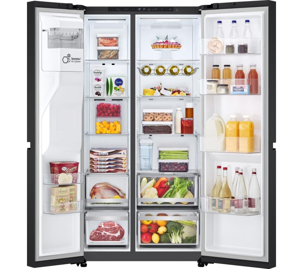 LG ELCTRNC NatureFRESH GSLE81EPBD Frigorífico Combi Inteligente - Negro Mate