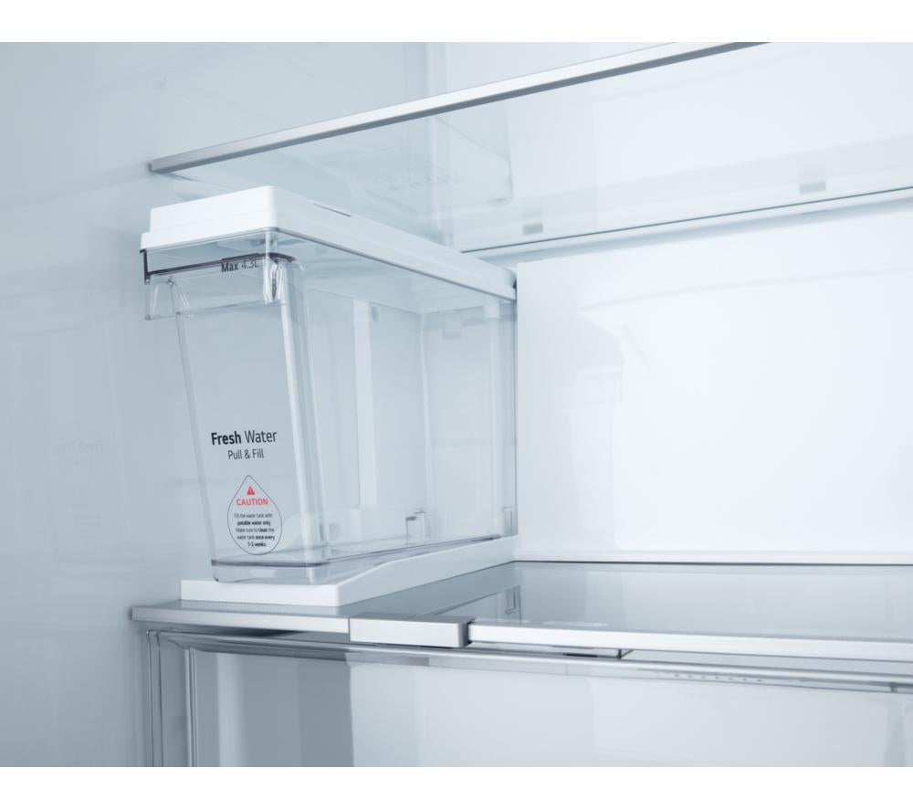 LG ELCTRNC NatureFRESH GSLE81EPBD Frigorífico Combi Inteligente - Negro Mate