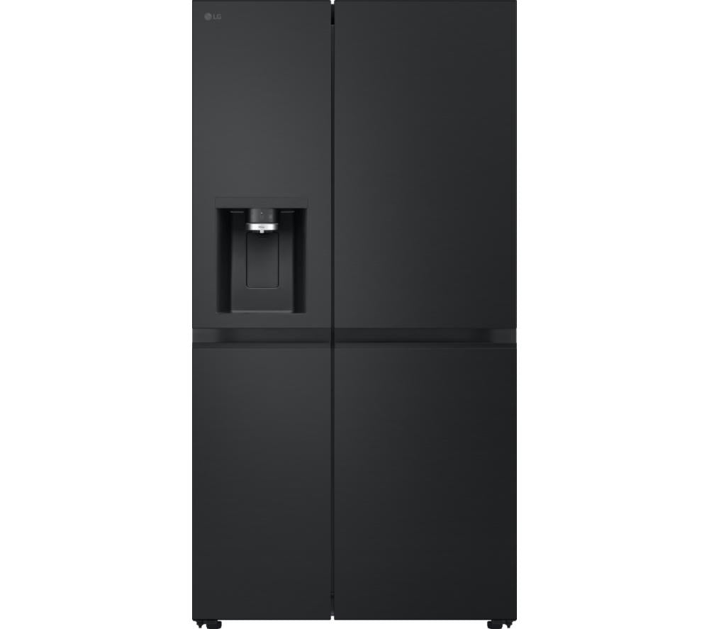 LG ELCTRNC NatureFRESH GSLE81EPBD Smart Fridge Freezer - Matte Black