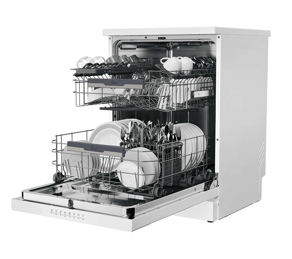 HOOVER H-Dish 500 HF 4B7F0W-80 Full-size WiFi-enabled Dishwasher - White