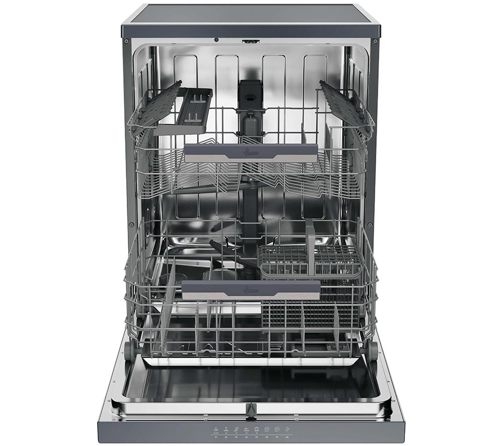 HOOVER H-Dish 500 HF 4B7F0A-80 Full-size WiFi-enabled Dishwasher - Anthracite