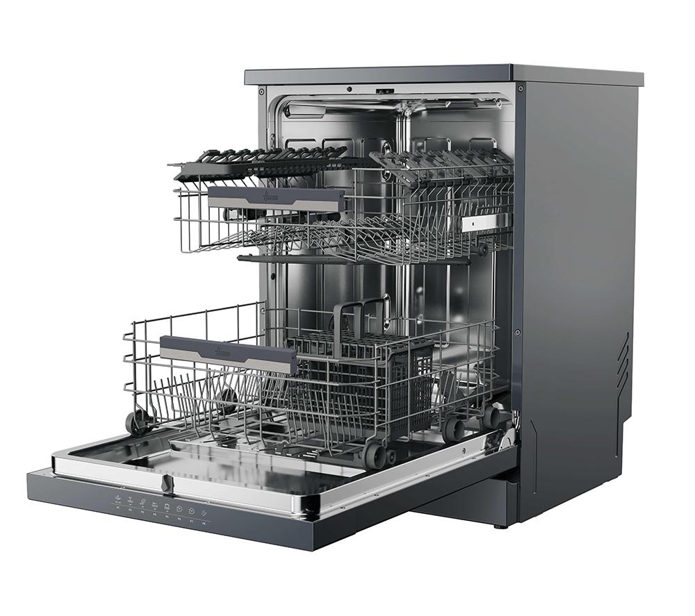 HOOVER H-Dish 500 HF 4B7F0A-80 Full-size WiFi-enabled Dishwasher - Anthracite