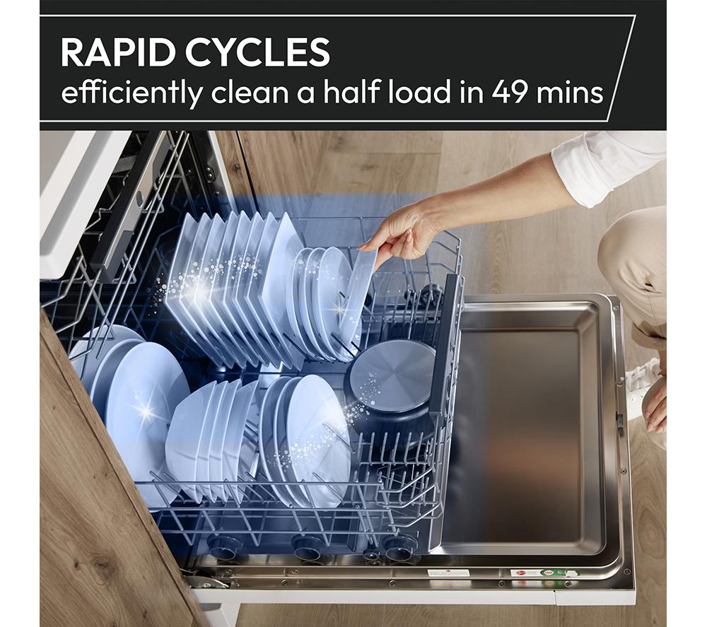 HOOVER H-Dish 500 HF 4B7F0A-80 Full-size WiFi-enabled Dishwasher - Anthracite
