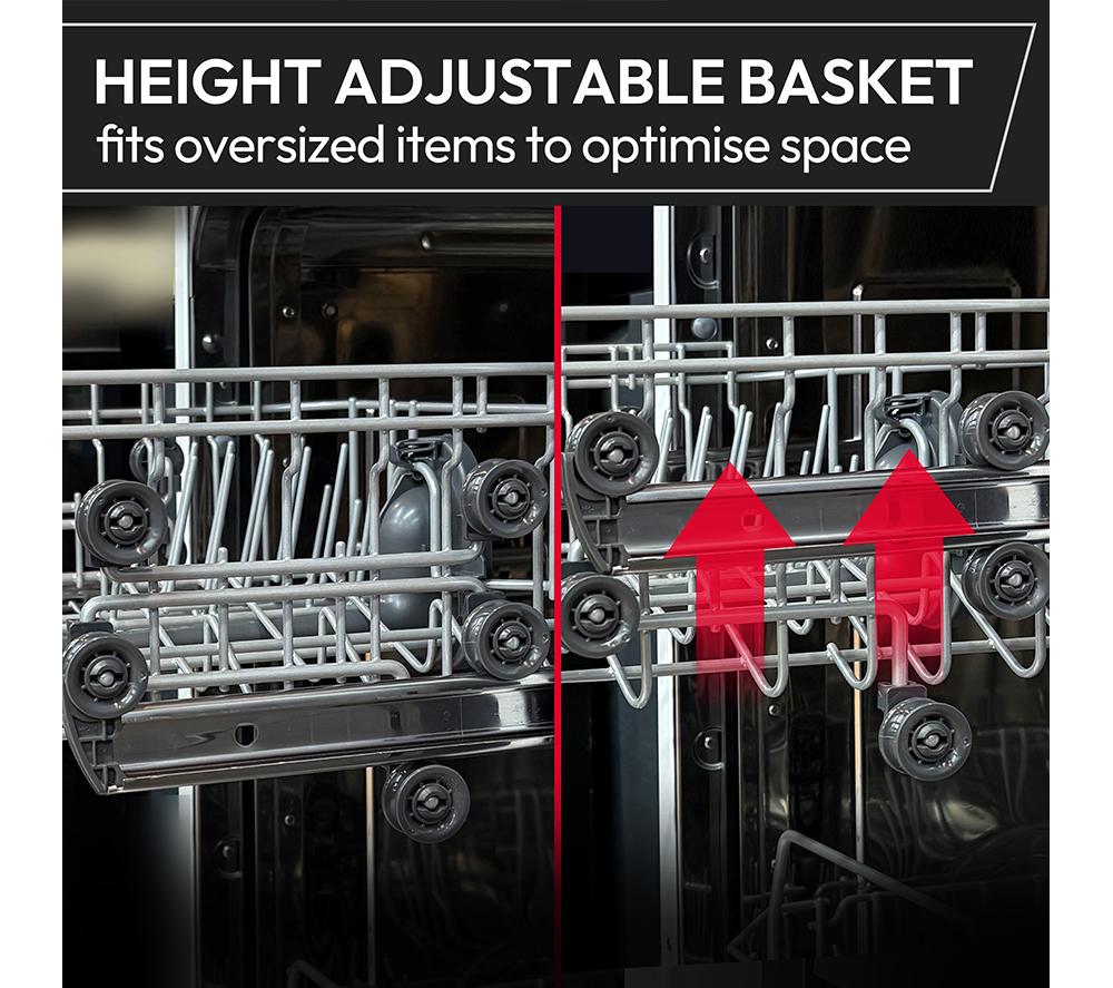 HOOVER H-Dish 500 HF 4B7F0A-80 Full-size WiFi-enabled Dishwasher - Anthracite