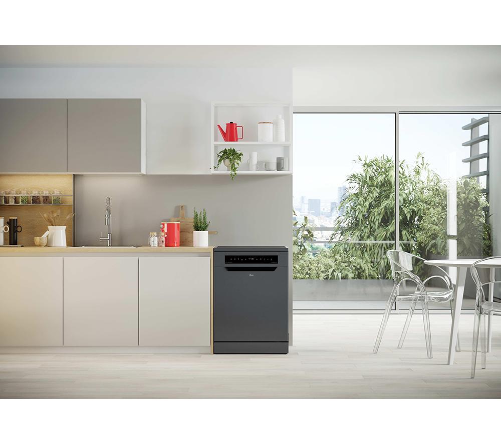 HOOVER H-Dish 500 HF 4B7F0A-80 Full-size WiFi-enabled Dishwasher - Anthracite