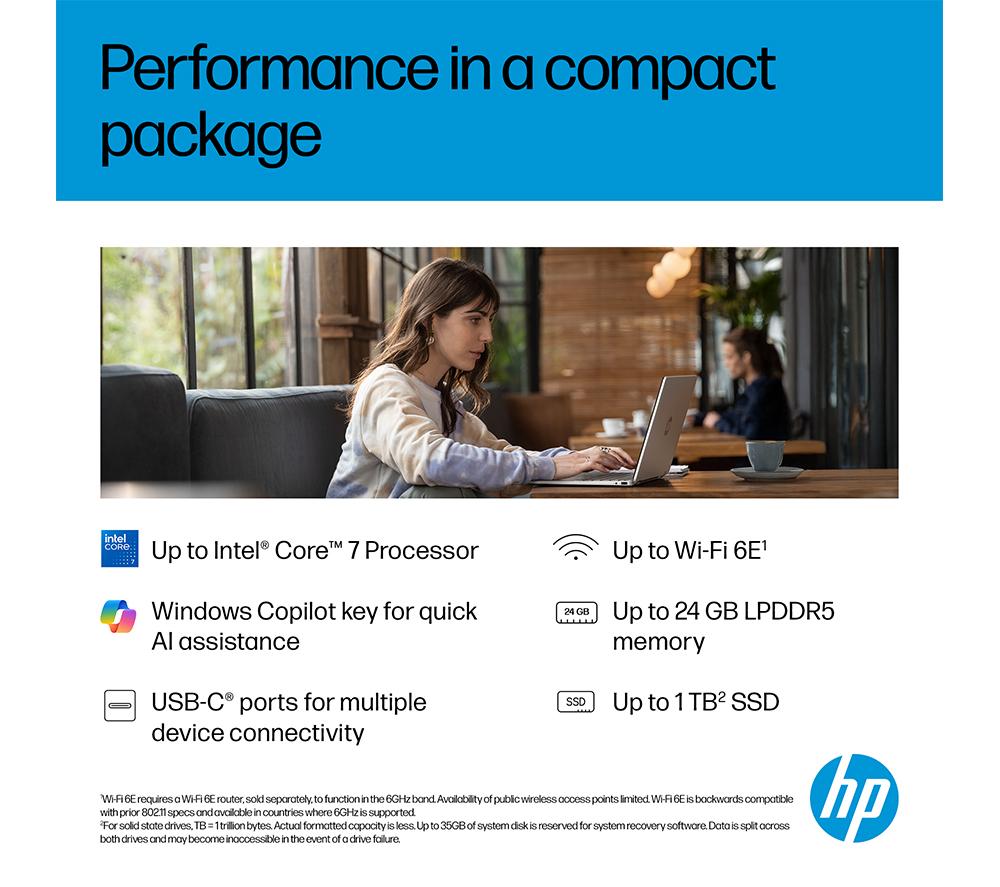 HP OmniBook 5 Flip 14" 2 in 1 Laptop - Intel® Core™ i7, 512 GB SSD, Silver