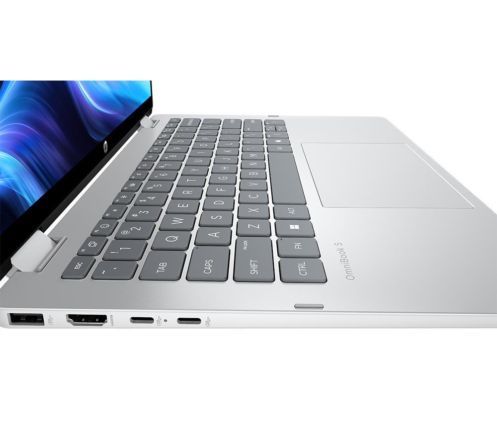 HP OmniBook 5 Flip 14" 2 in 1 Laptop - Intel® Core™ i7, 512 GB SSD, Silver