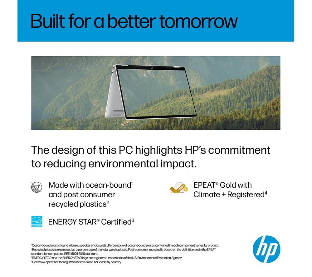 HP OmniBook 5 Flip portátil 2 en 1 de 14" - Intel® Core™ i3, SSD de 512 GB, plateado