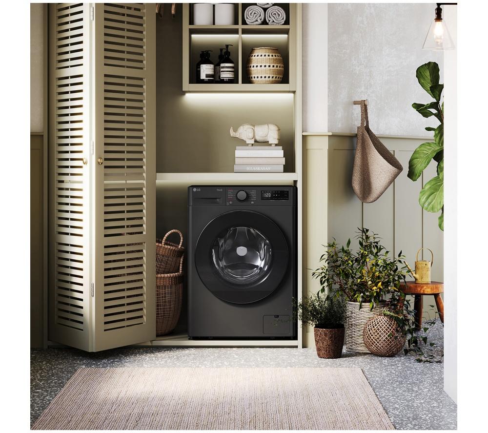 LG Series 4 AI Direct Drive F4Y513GBLN1 13 kg 1400 Spin Washing Machine - Slate Grey