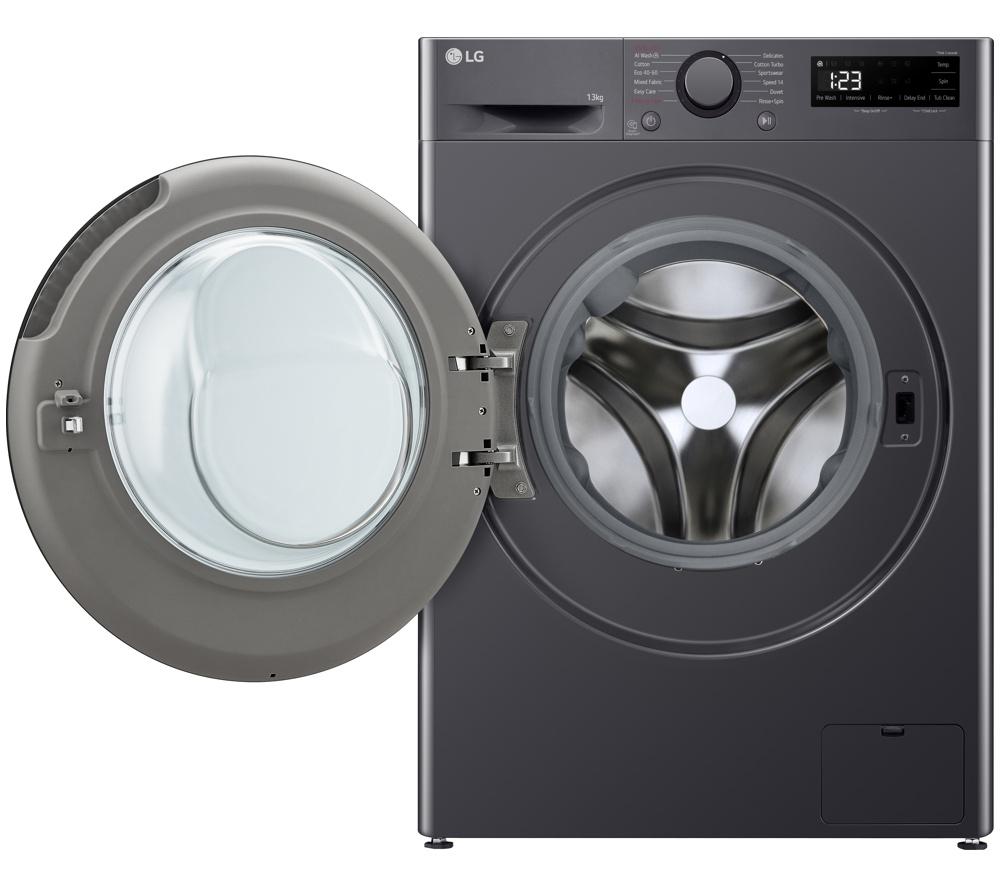 LG Series 4 AI Direct Drive F4Y513GBLN1 13 kg 1400 Spin Washing Machine - Slate Grey