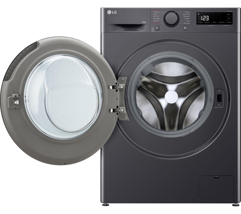 LG Series 4 AI Direct Drive F4Y513GBLN1 13 kg 1400 Spin Washing Machine - Slate Grey