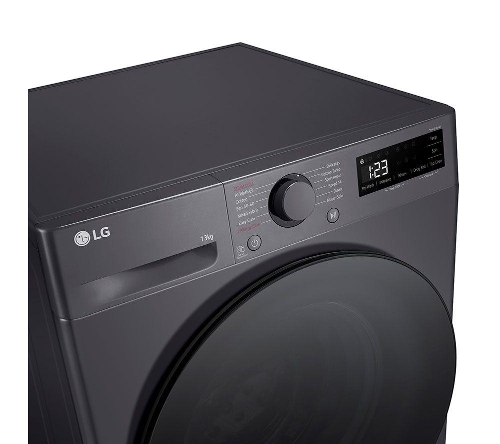 LG Series 4 AI Direct Drive F4Y513GBLN1 13 kg 1400 Spin Washing Machine - Slate Grey