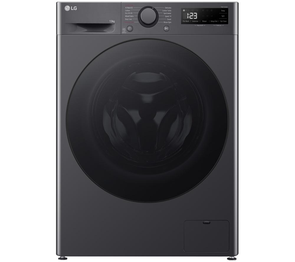 LG Series 4 AI Direct Drive F4Y513GBLN1 13 kg 1400 Spin Washing Machine - Slate Grey