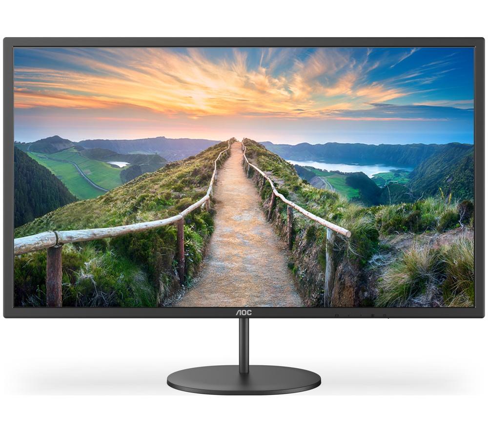 Monitor LCD IPS AOC Q32V4 Quad HD de 32" - Negro