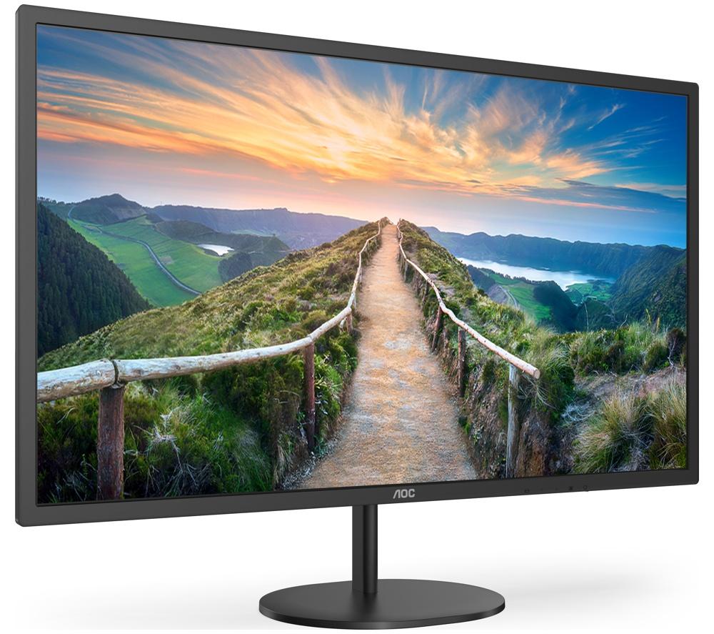 Monitor LCD IPS AOC Q32V4 Quad HD de 32" - Negro