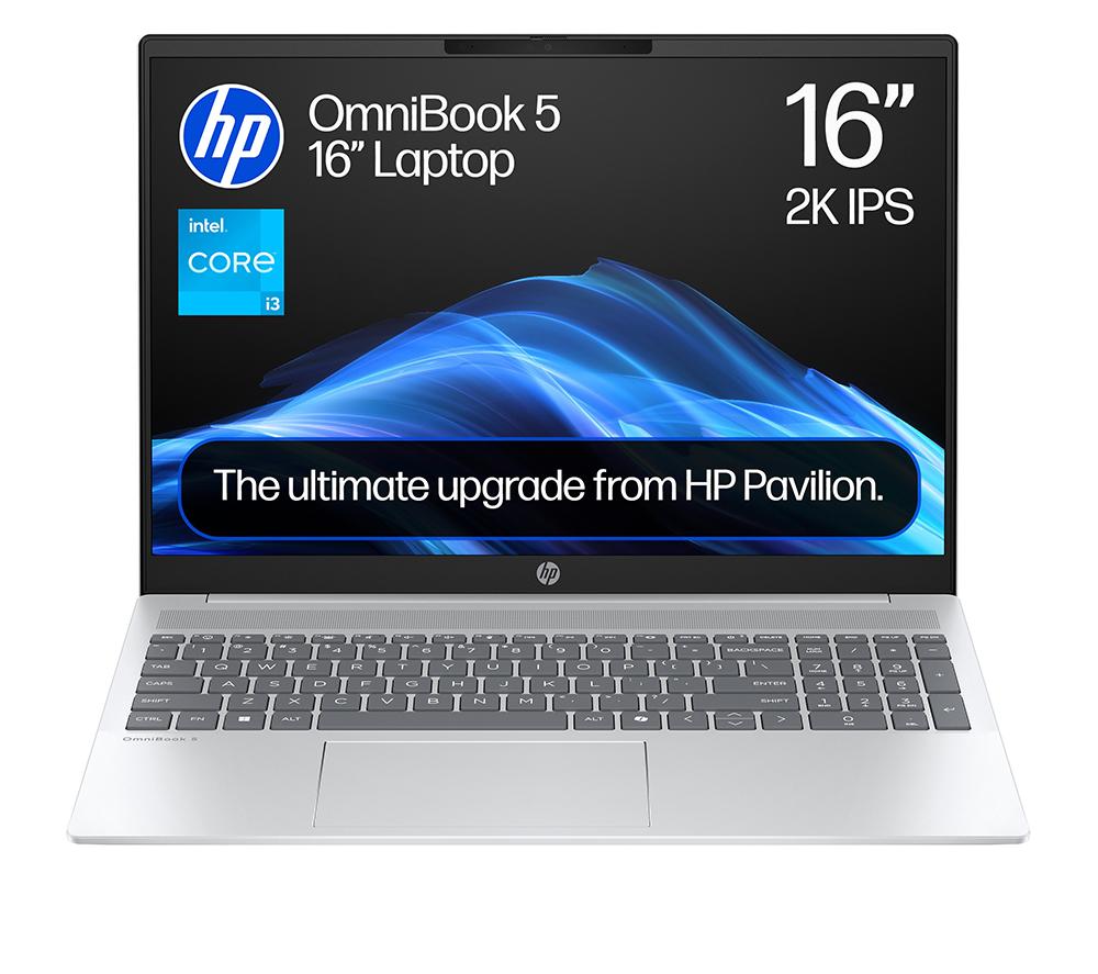 HP OmniBook 5 16" Laptop - Intel® Core™ i3, 512 GB SSD, Silver