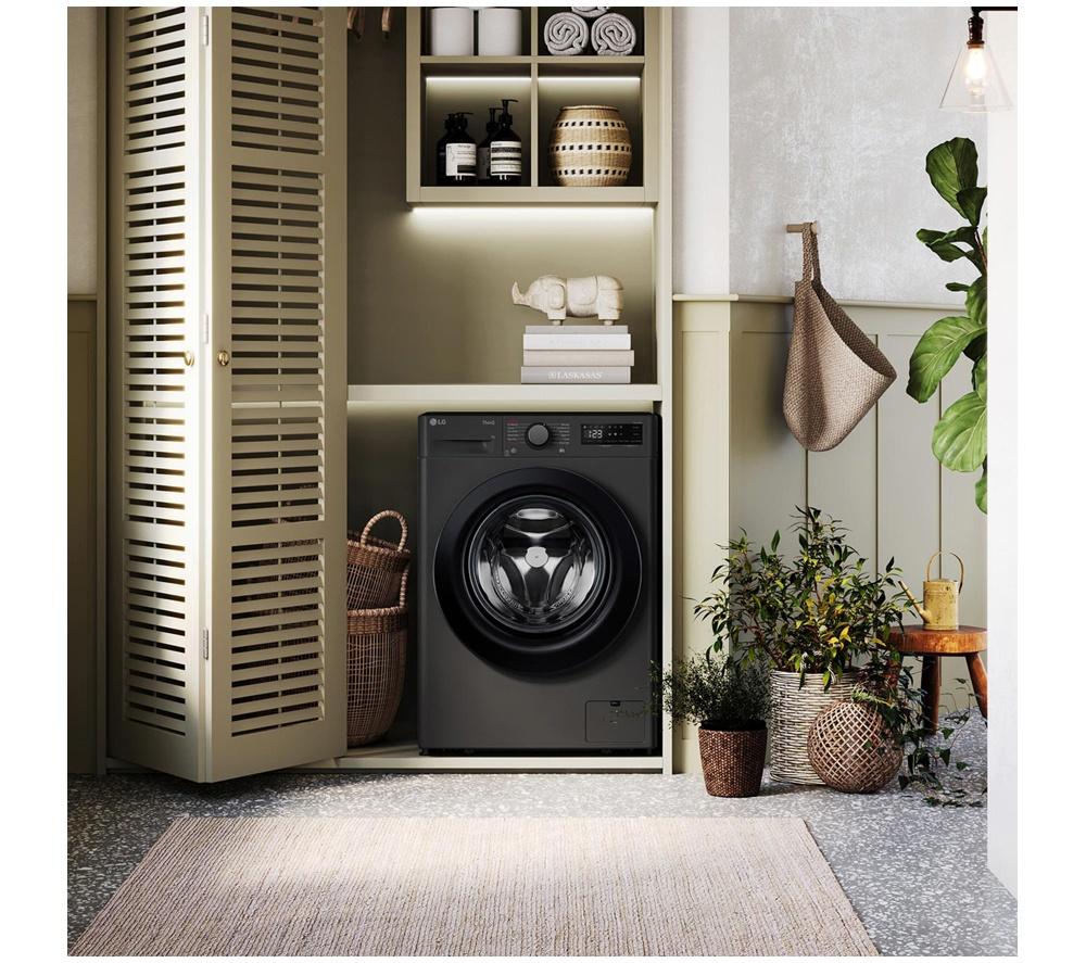 LG Serie 4 AI Direct Drive F4Y511GBLN1 Lavadora de 11 kg y 1400 rpm - Gris pizarra