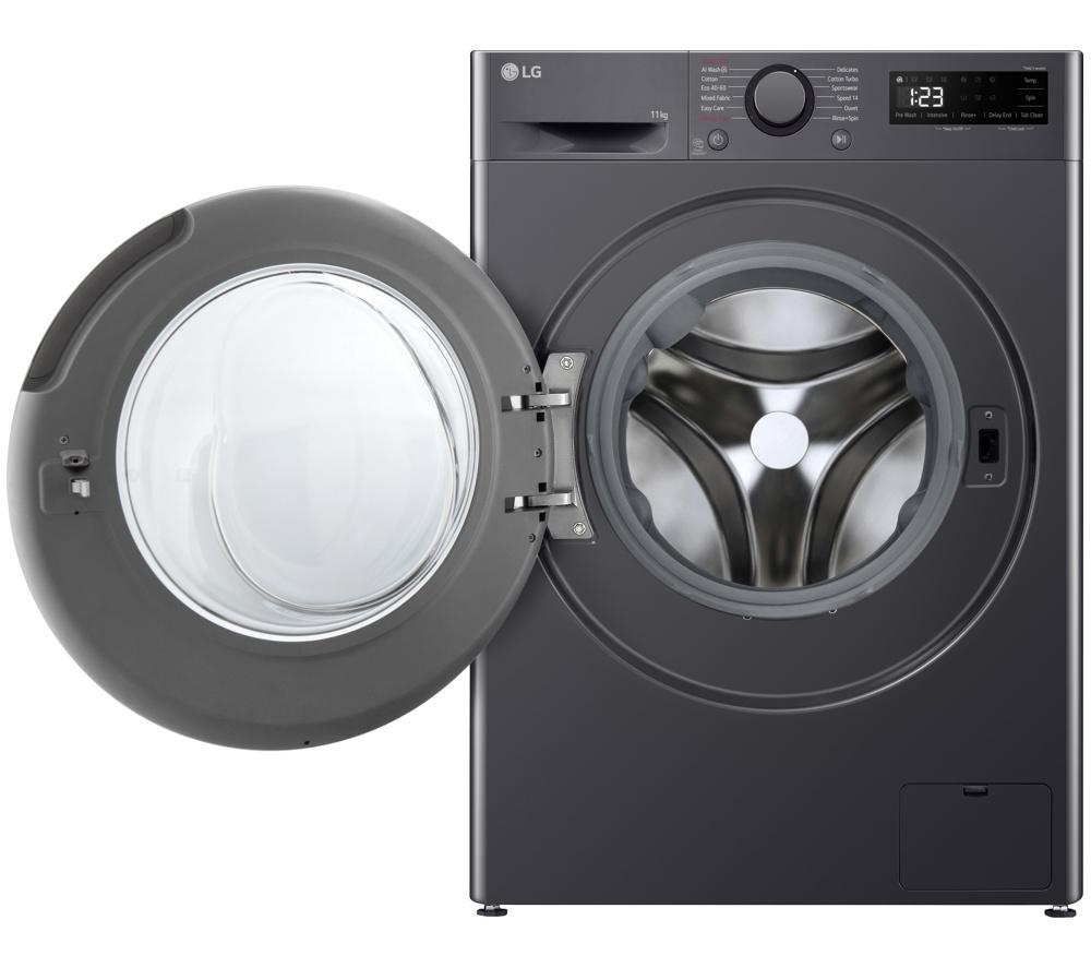 LG Serie 4 AI Direct Drive F4Y511GBLN1 Lavadora de 11 kg y 1400 rpm - Gris pizarra