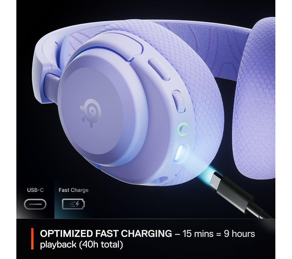 STEELSERIES Arctis Nova 3P Wireless PS5 Gaming Headset - Lavender