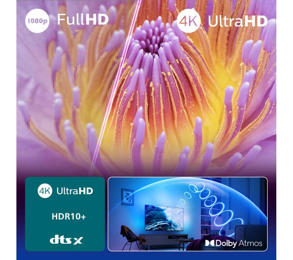 PHILIPS Ambilight 55PUS8000/05 55" Smart 4K Ultra HD HDR LED TV