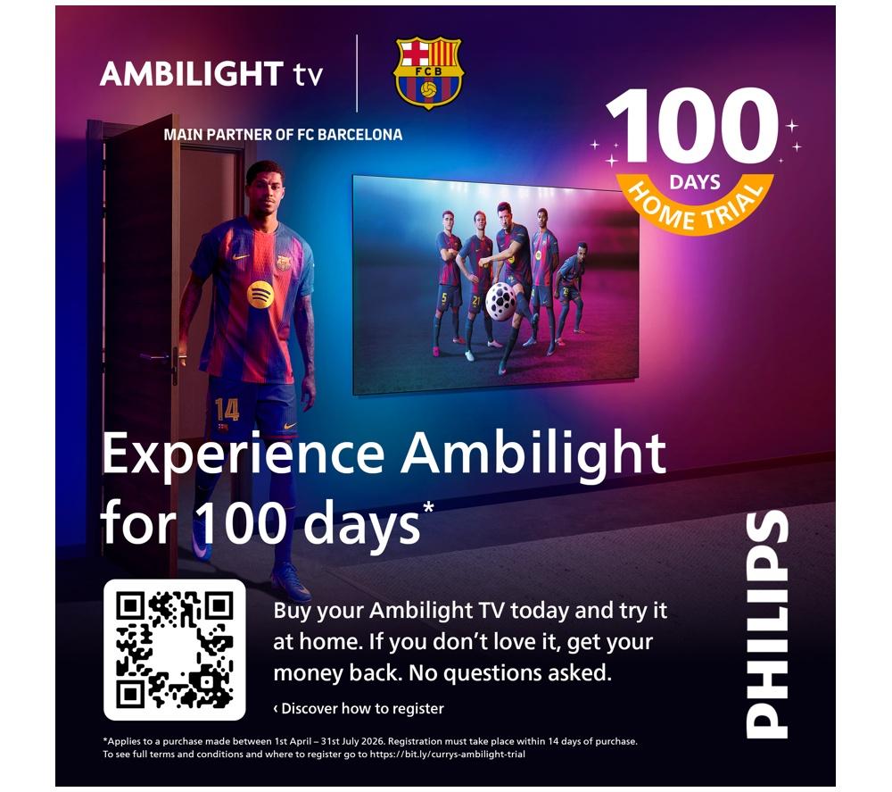 PHILIPS Ambilight 55PUS8000/05 55 Zoll Smart 4K Ultra HD HDR LED-Fernseher