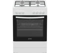 INDESIT I6G3PMW/UK 60 cm Dual Fuel Cooker - White