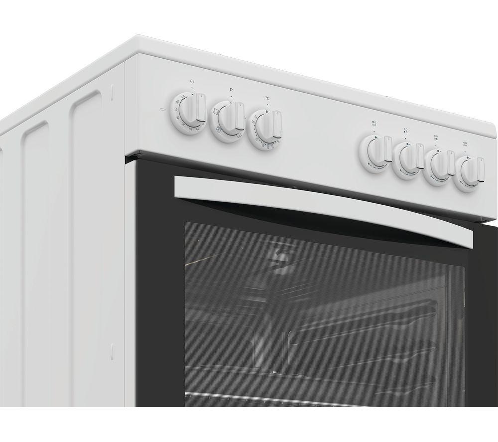 INDESIT I6G3PMW/UK Cocina de doble combustible de 60 cm - Blanco