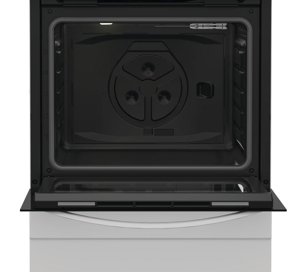 INDESIT I6G3PMW/UK Cocina de doble combustible de 60 cm - Blanco