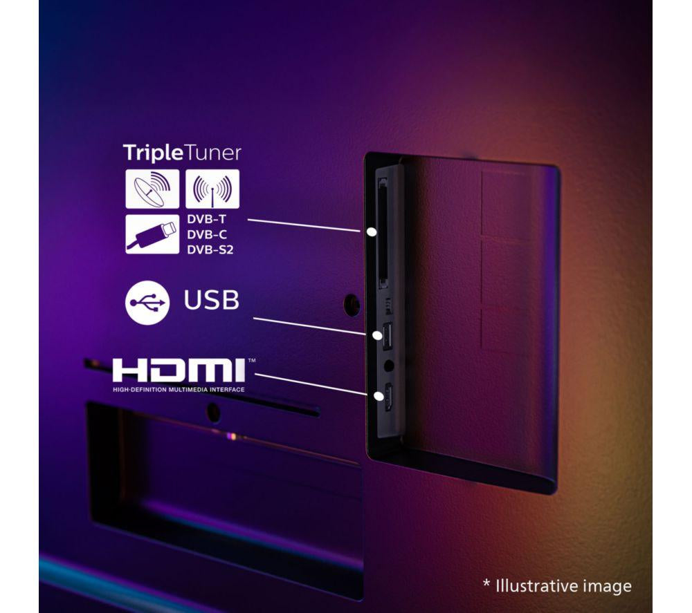 PHILIPS 50PUS7800/12 50" Smart 4K Ultra HD HDR QLED TV
