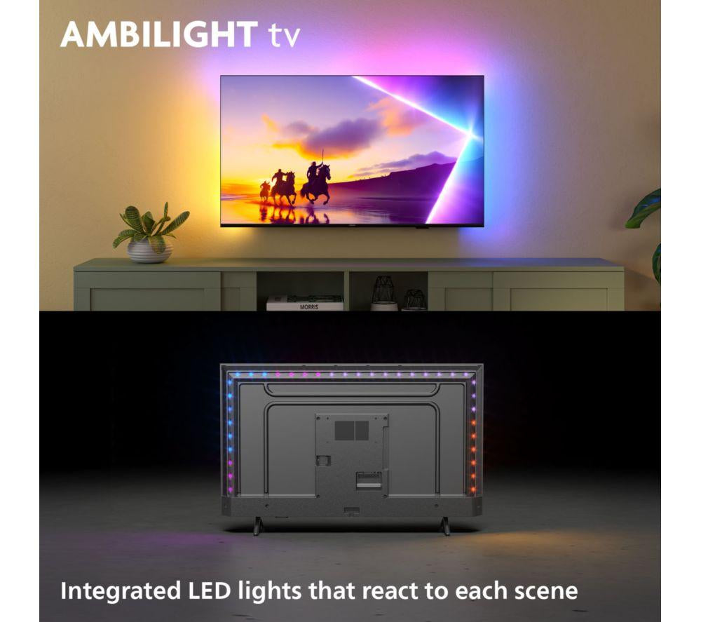 PHILIPS Ambilight 50PUS8500/05 50" Smart 4K Ultra HD HDR QLED TV