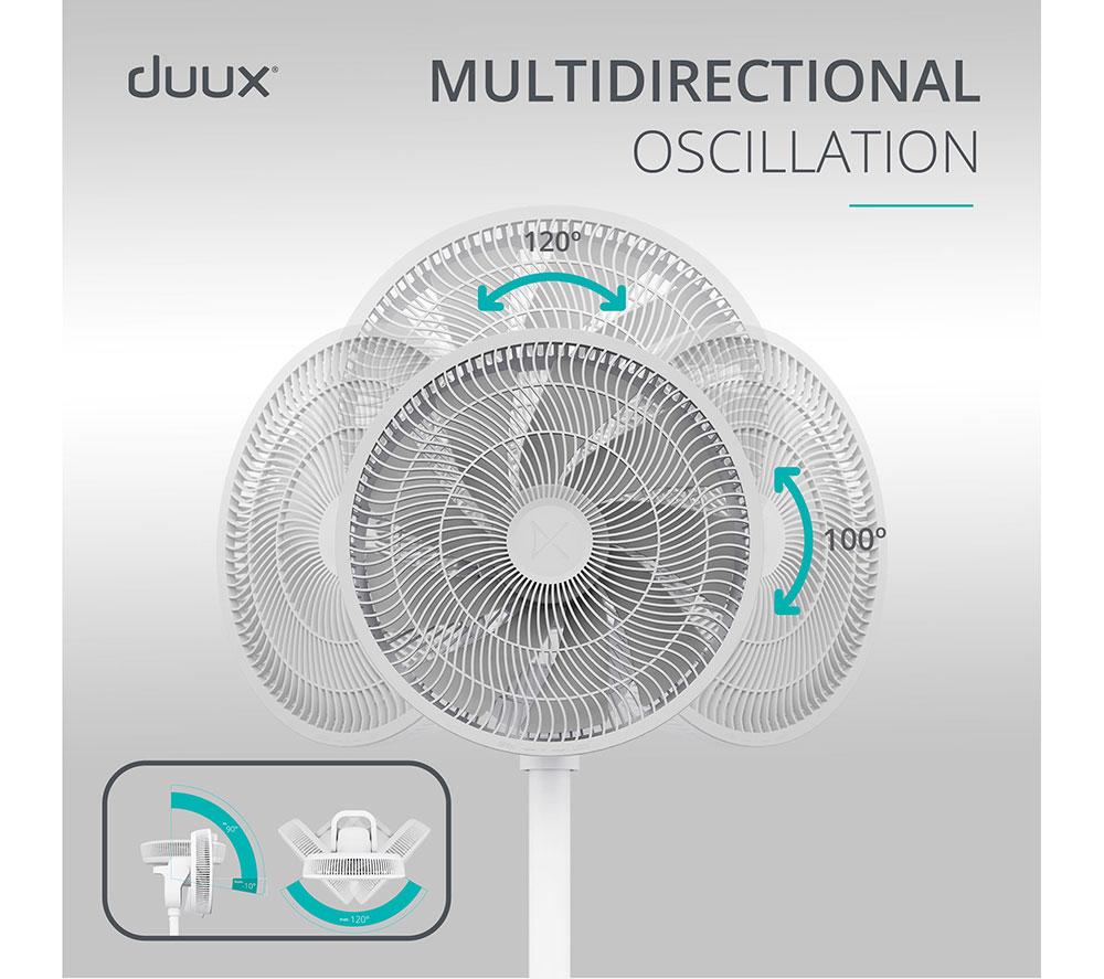 DUUX Whisper 2 13,4" Standventilator - Weiß
