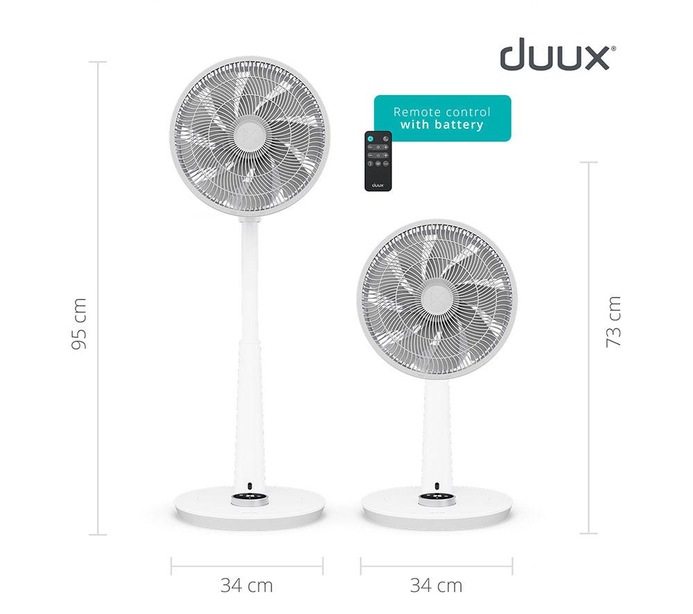DUUX Whisper 2 13,4" Standventilator - Weiß