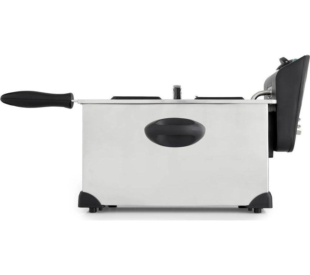 MORPHY RICHARDS Clear View 482000 Deep Fryer - Silver & Black