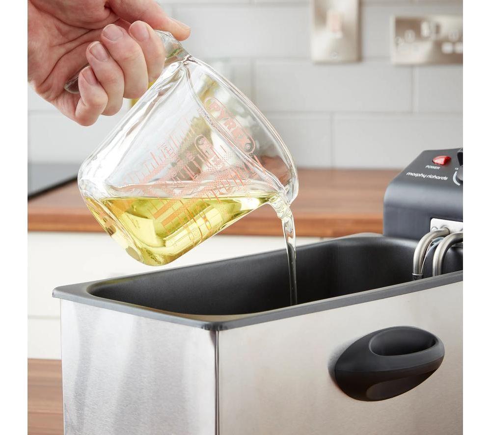 MORPHY RICHARDS Clear View 482000 Deep Fryer - Silver & Black