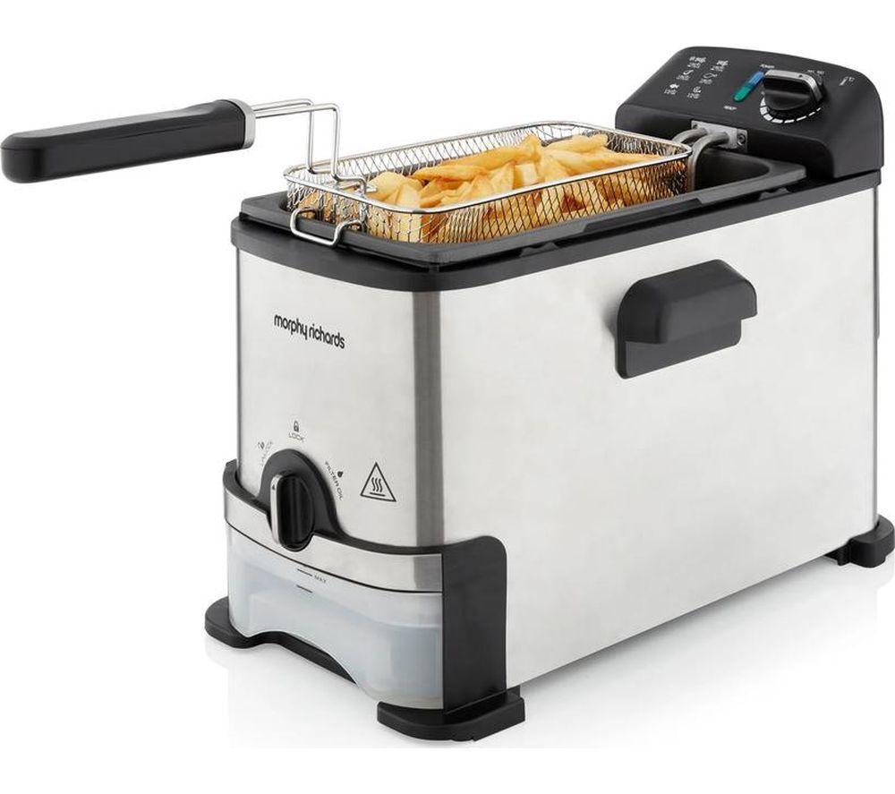 MORPHY RICHARDS Filter Pro 482001 Deep Fryer - Black & Silver