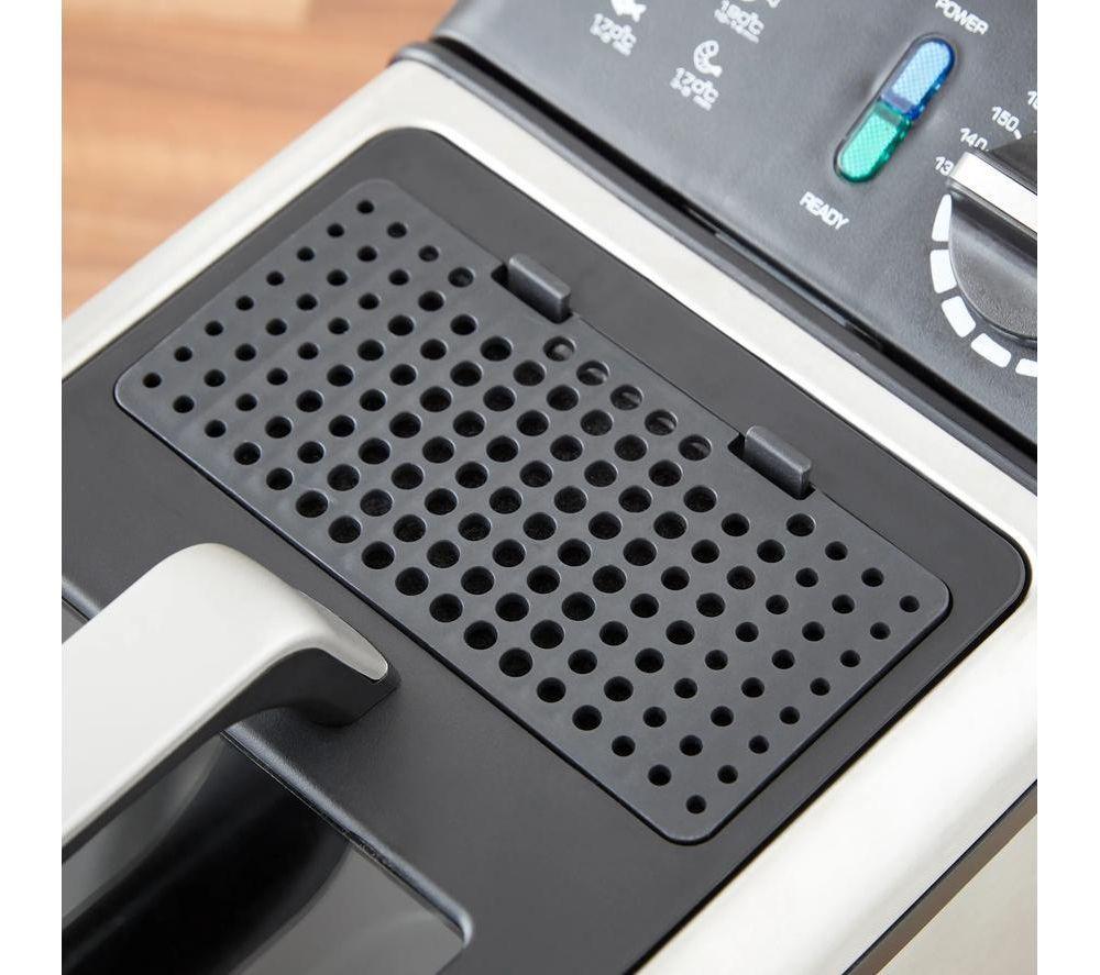 Freidora MORPHY RICHARDS Filter Pro 482001 - Negro y plateado