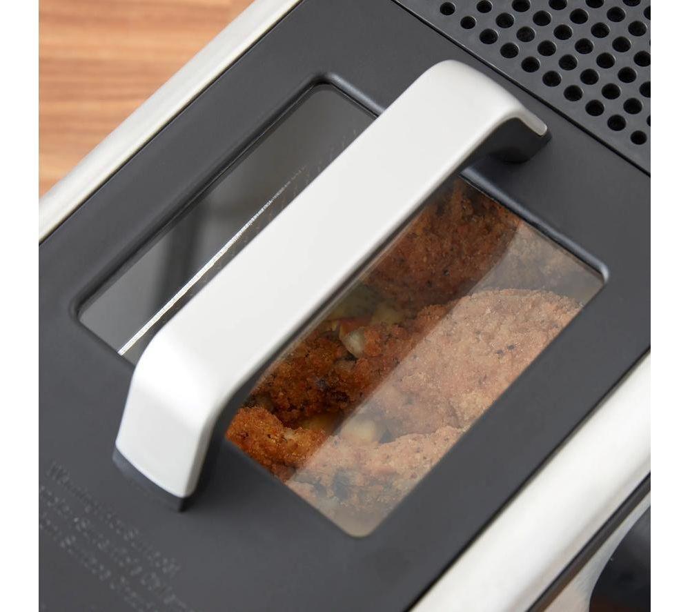 Freidora MORPHY RICHARDS Filter Pro 482001 - Negro y plateado