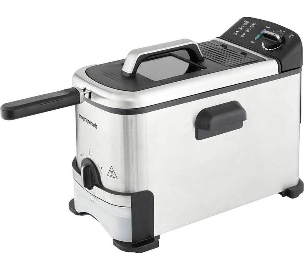 MORPHY RICHARDS Filter Pro 482001 Deep Fryer - Black & Silver