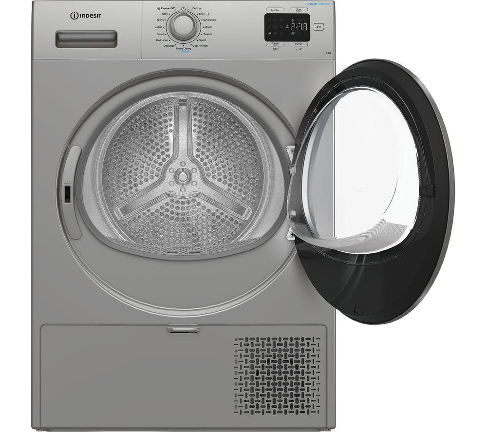 INDESIT C YD 92D SS UK 9 kg Heat Pump Tumble Dryer - Silver
