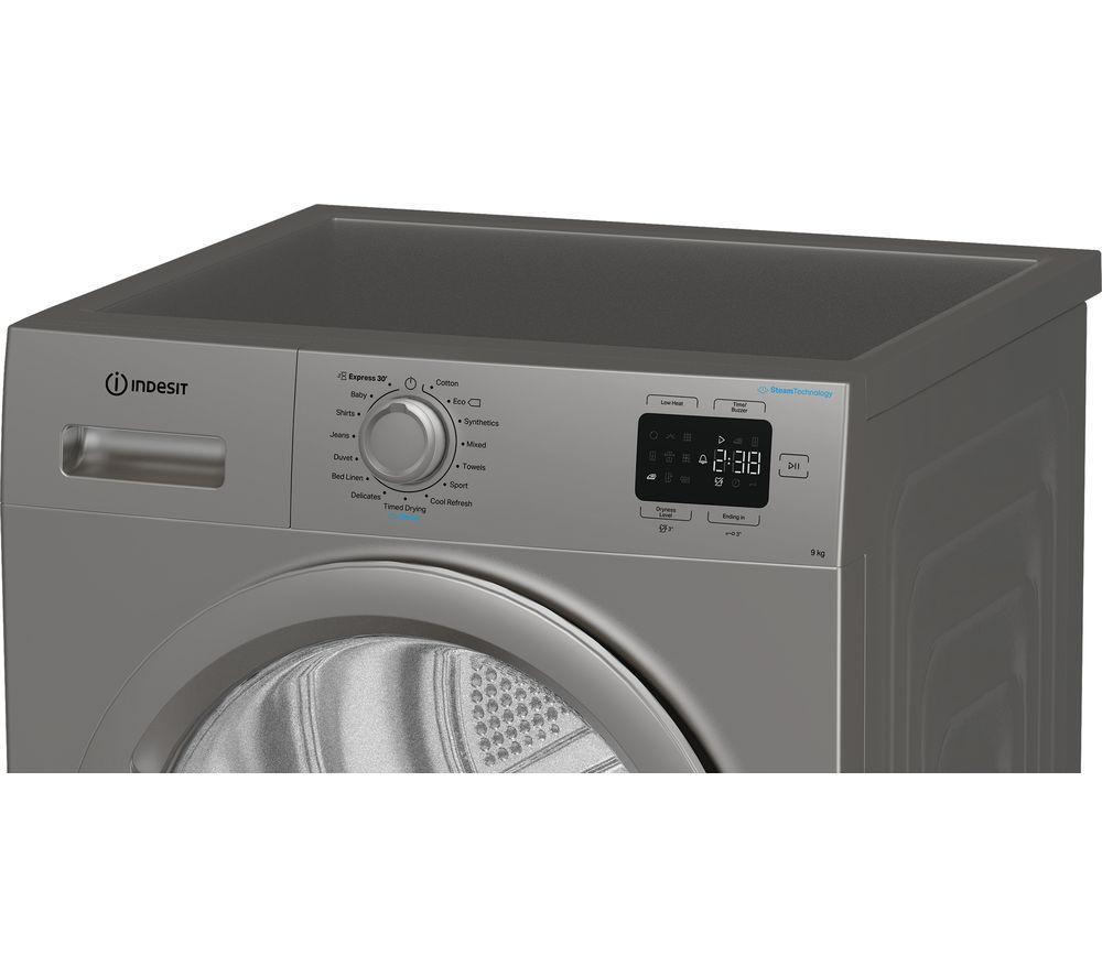 INDESIT C YD 92D SS UK 9 kg Heat Pump Tumble Dryer - Silver