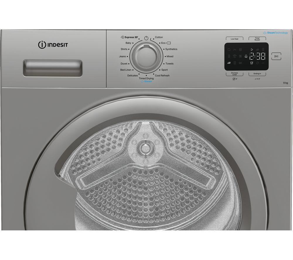 INDESIT C YD 92D SS UK 9 kg Heat Pump Tumble Dryer - Silver